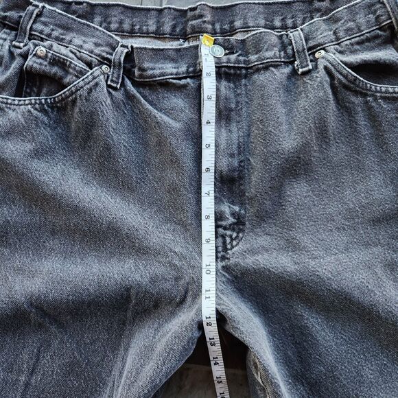 Vtg Dickies Jeans Women 40x30 Embroidered Performing Arts Comedy & Tragedy Roses - Picture 13 of 15